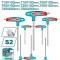 TOTAL - Set 8 chei torx in T: 2-10mm, Cr-V (INDUSTRIAL) PowerTool TopQuality