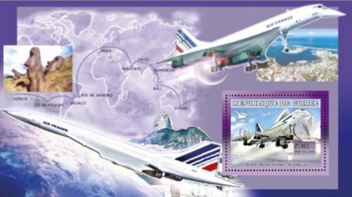 GUINEA 2006 AVIATIE AVIOANE CONCORDE