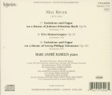 Max Reger: Variations And Fuge On A Theme Of J.S. Bach / Variations And Fuge On A Theme Of G.P. Telemann / Funf Humoresken | Marc-Andre Hamelin