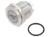 Comutator anti-vandalism 2A 48VDC IP65 &Oslash;16mm