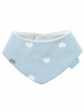 Baveta cu doua fete tip esarfa BabyJem Scarf (Culoare: Bleu)
