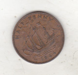 Bnk mnd Marea Britanie Anglia 1/2 penny 1944, Europa