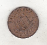 bnk mnd Marea Britanie Anglia 1/2 penny 1944