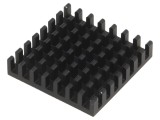 Radiator Aluminiu Negru 29x29x6mm