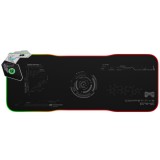 Mouse pad gaming RGB competitiv,antiaderent,Incarcare wireless 15W,compatibilItate universala,incarcare fir 25W,14 culori pulsante,14 culori.