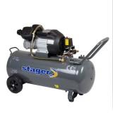 Cumpara ieftin Compresor aer Stager HM3100V ,100L, 8bar, 356L/min, monofazat, angrenare directa