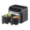 Friteuza dubla cu aer cald Heinner Double Master, 8.5L, 1700W, doua cosuri detasabile antiaderente