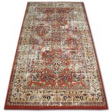 Covor Lana Vera 80x150 cm, Flori Teracota Bej, Grosime 12mm, Origine Turcia