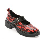 Pantofi GRYXX rosii, 387383, din piele naturala