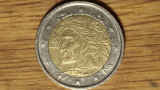 Italia -moneda de colectie superba bimetal- 2 euro 2005 - Prima harta a Europei, Europa