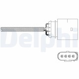 Sonda lambda Audi A3, A4 B5, A4 B6, A4 B7; Seat Alhambra, Cordoba; Skoda Octavia I, Superb I; VW Bora I, Caddy II, Golf IV, Jetta III Motor 1.0 i,