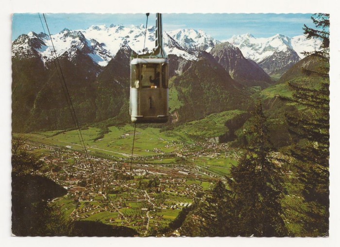 AT4 -Carte Postala-AUSTRIA- Bludenz gegen Rhatikon, circulata 1971