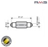 Bec 6V 18W (dimensiuni: 41x15 mm) Flosser