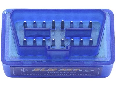 Interfata bluetooth, Zola, OBD II mini, albastra, ELM 327, mini PL foto