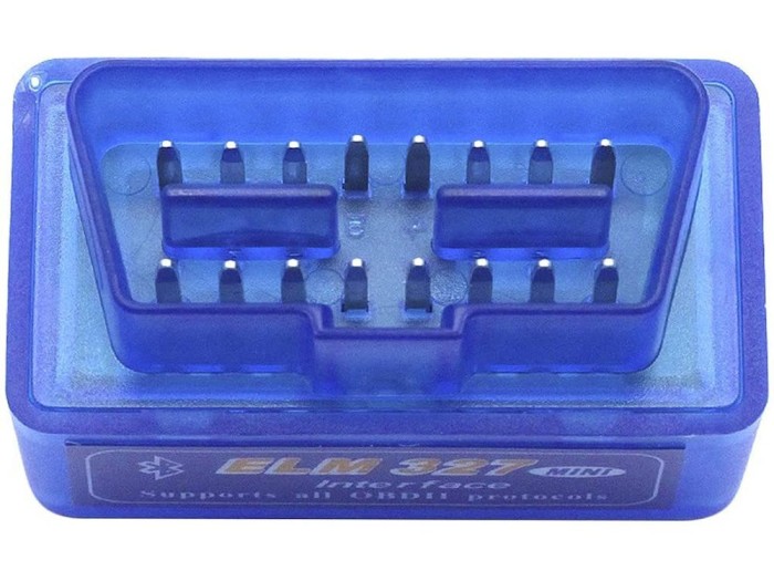 Interfata bluetooth, Zola, OBD II mini, albastra, ELM 327, mini PL