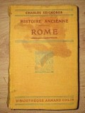 Rome- Charles Seignobos ediția Armand Colin