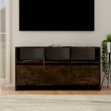 Comoda TV, stejar fumuriu, 102x37,5x52,5 cm, lemn prelucrat GartenMobel Dekor, vidaXL