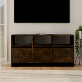 VidaXL Comodă TV, stejar fumuriu, 102x37,5x52,5 cm, lemn prelucrat