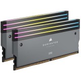 Memorie Dominator Titanium RGB Grey 64GB 6000MHz CL30 Dual Channel Kit, Corsair