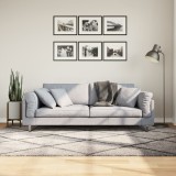 vidaXL Covor pufos &quot;PAMPLONA&quot; cu fire &icirc;nalte, bej/antracit, 160x230 cm