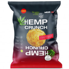 Snack proteic cu paprika Hemp Crush, 100g, Veggy Crush