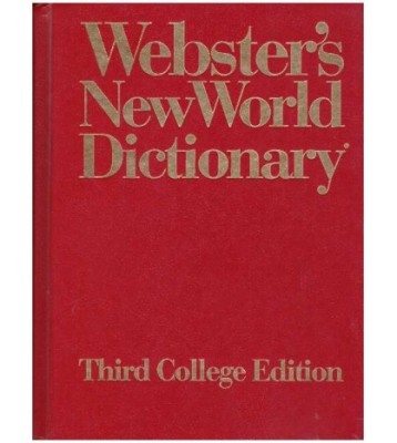 - Webster&amp;#039;s New World Dictionary of american english - 3rd college foto