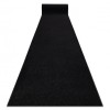 Traversa KARMEL simplu, o singură culoare negru, 140 cm, Dreptunghi, Polipropilena