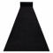 Traversa KARMEL simplu, o singură culoare negru, 100 cm