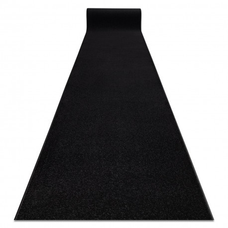 Traversa KARMEL simplu, o singură culoare negru, 80 cm