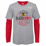 Tricou Copii Chicago Blackhawks Two-Way Forward 3 in 1 Combo, Mărime Dětsk&eacute; S (6-9 ani), Outerstuff