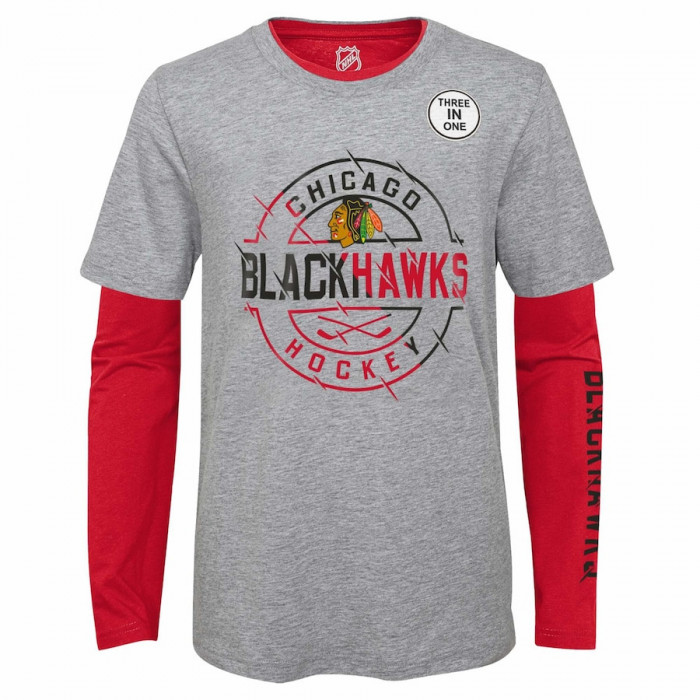 Chicago Blackhawks tricou de copii Two-Way Forward 3 In 1 Combo - Dětsk&eacute; M (10 - 12 let)