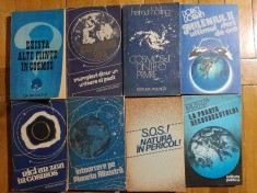 9 vol. Ed. Politica (Isaac Asimov Civilizatii extraterestre, Exista alte fiinte in Cosmos? Nici un zeu in Cosmos, Natura in pericol, Planeta Albastra)