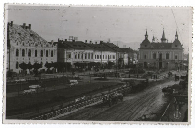 1936 - Sighetu Marmației, piata Unirii (jud. Maramures) foto