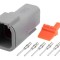 Conector cablu-cablu IP67, 6 pini