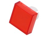 Lentilă Roșie Plastic 16mm pentru Buton EAO 51-953.2