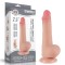 Dildo cu textură realistă de 19.5 cm cu ventuză
