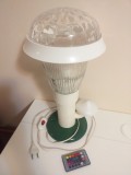 Felinar gradina lampa veioza multicolora RGB cu telecomanda, ciuperca psy art