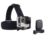 Montura Cap GoPro + Clema Prindere - Compatibila Toate Modelele - Filmare Hands-Free, Ciclism, Alpinism, Schi