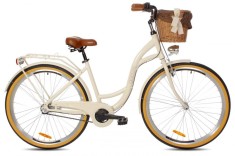 Bicicleta Dama Aluminiu Goetze? Style 3 viteze Roata 28&amp;quot;, 160-185 cm inaltime, Maro Cafeniu foto