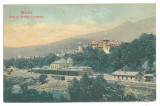 5246 - SINAIA, Prahova, Railway Station, Romania - old postcard - used - 1908