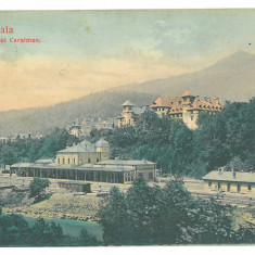 5246 - SINAIA, Prahova, Railway Station, Romania - old postcard - used - 1908