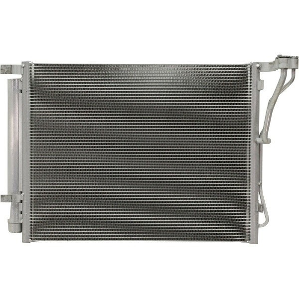 Condensator climatizare Hyundai Sonata, 01.2011-06.2014, motor 2.0 T, 201 kw benzina, cutie automata, full aluminiu brazat, 525(485)x390(370)x16 mm,