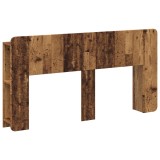vidaXL Tablă de pat cu sertar cu depozitare Lemn vechi Lemn prelucrat 8001226