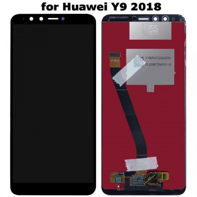 Display Huawei Y9 2018 negru foto