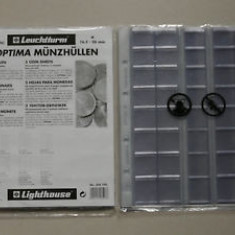 OPTIMA EURO PVC file rezerva pentru monede - 5 buc. in packet