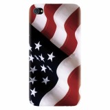 Husa silicon pentru Apple Iphone 4 / 4S, American