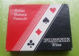 G157-Carti de joc duble Ferdinand PIATNIK &amp; Sohne Wien Austria vechi carton.