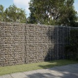 Gossi cos gabion cu capac, 350x100x200 cm, fier galvanizat