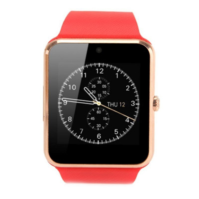 Smartwatch U-Watch GT08 Bluetooth Rosu Compatibil SIM, MicroSD foto