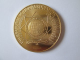 Rara! Medalie placată aur International Police Association/Gablitz 800 ani 1994